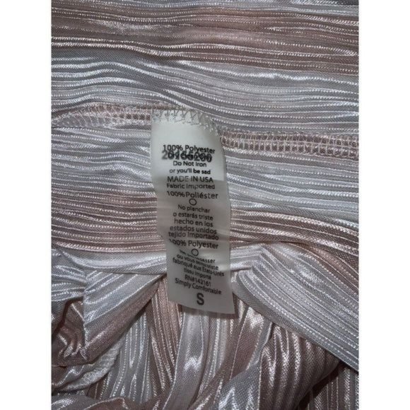 Lularoe Shirley Cover Up Womens Sz Small White Brown Stripes Open Front Kimono - Picture 6 of 6